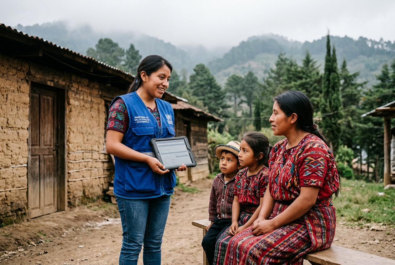 Atención médica en terreno y comunidades rurales de Guatemala